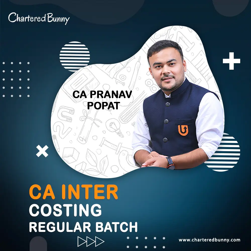 CA Inter - Cost and Management Accounting COSTING Regular Batch by CA Pranav Popat CA Inter - Costing Regular Batch New Syllabus by CA Pranav Popat - Ultimate CA