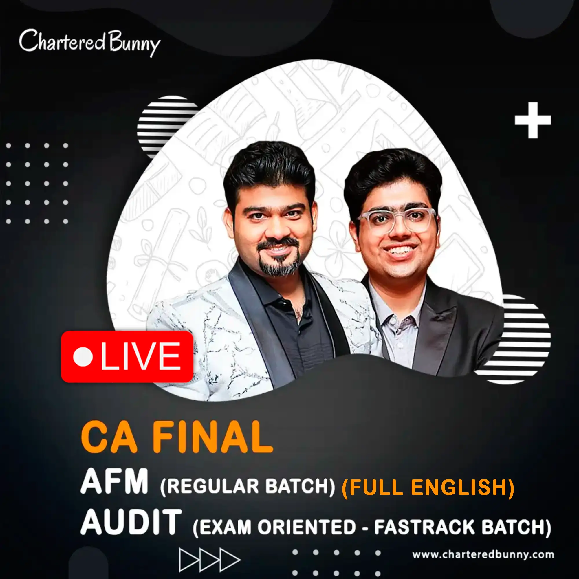 CA Final - AFM (Regular Batch) & Audit (Exam Oriented - Fastrack Batch) by CA Sankalp Kanstiya & CA Shubham Keswani for - Full English CA Final - AFM (Regular Batch) & Audit (Exam Oriented - Fastrack Batch) by CA Sankalp Kanstiya & CA Shubham Keswani for May 26, Sep 26 & onwards - Full English