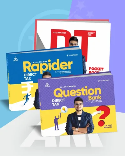 CA/CMA/CS - Inter/Executive - Direct Tax (All Book Set - Exam Kit) by CA Amit Mahajan for Sep 26 Exams