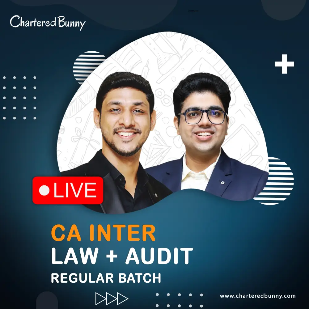 CA Inter Corporate & Other Law & Audit (Regular Batch) CA Inter - Audit & Law (Regular Batch) by CA Shubham Keswani & CA Karan Kumar for Sep 26 & Jan 27 Exams